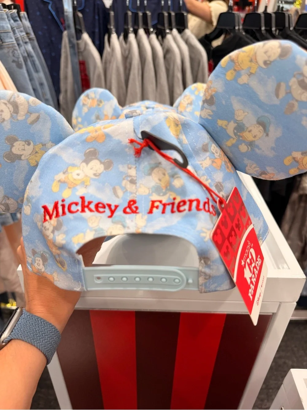 Exclusive Disney Mickey Mouse Character Ear Baseball Cap
